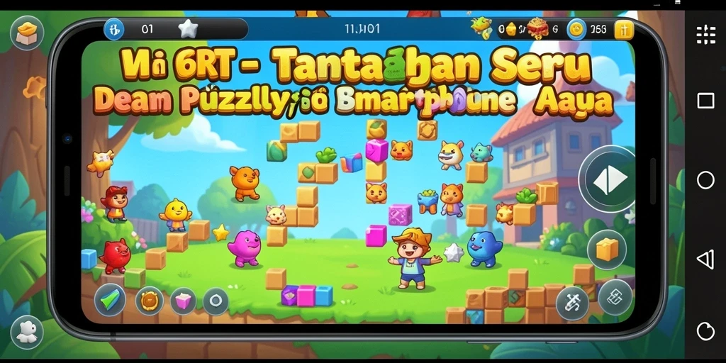 Tampilan gameplay menantang dalam game Puzzle 6RT.