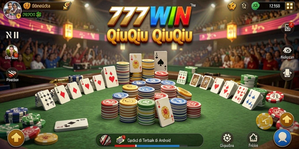Tampilan menarik dari gameplay QiuQiu di 777WIN.