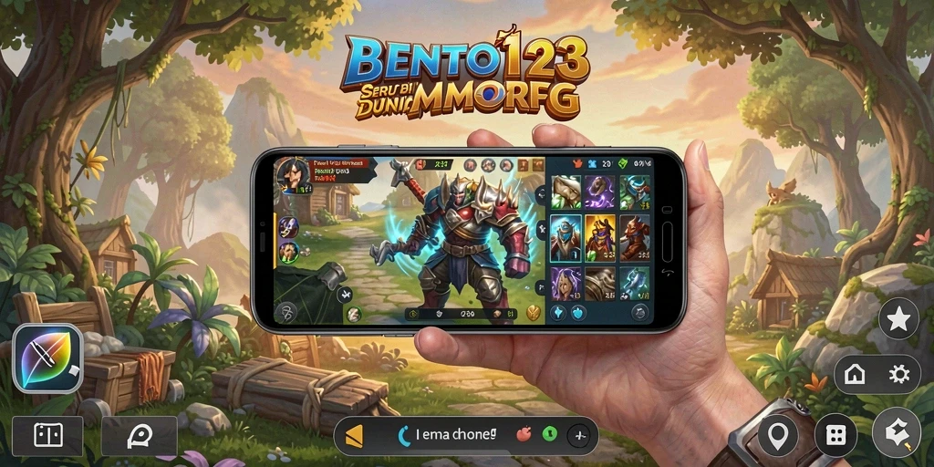 Tampilan gameplay yang seru dan menarik dalam BENTO123.