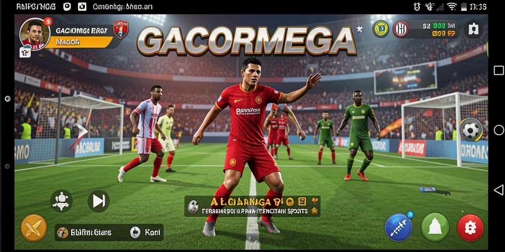 Tampilan gameplay seru dari GACORMEGA dalam pertandingan olahraga.