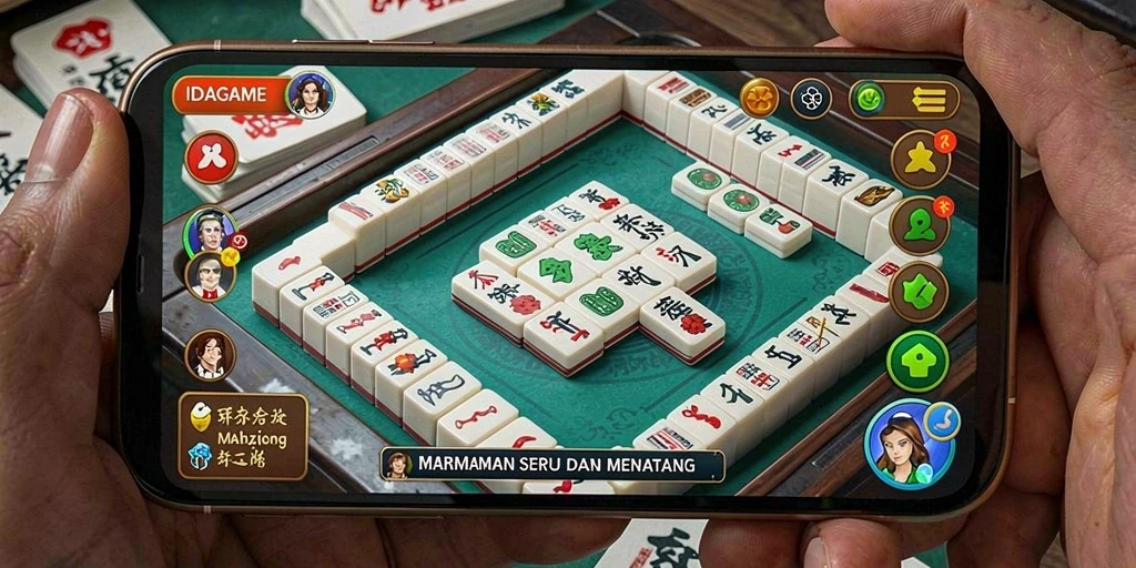 Tangkapan layar gameplay Mahjong yang menarik di IDAGAME.