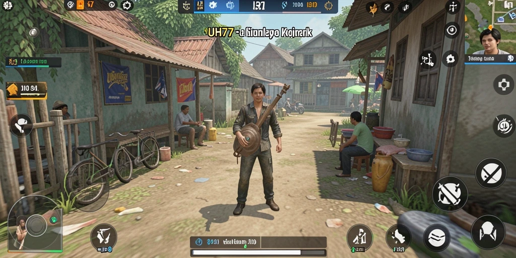 Gameplay UH77 yang seru dan interaktif dalam dunia simulasi.